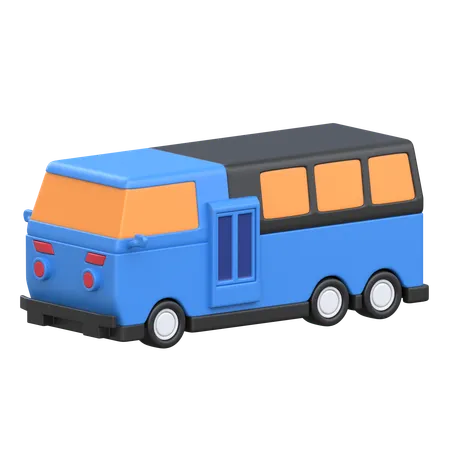 Bus  3D Icon