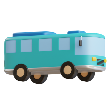 Bus  3D Icon