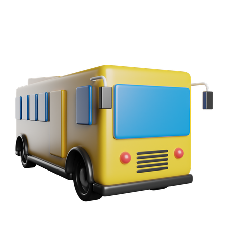 Bus  3D Icon