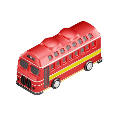 Bus  3D Icon