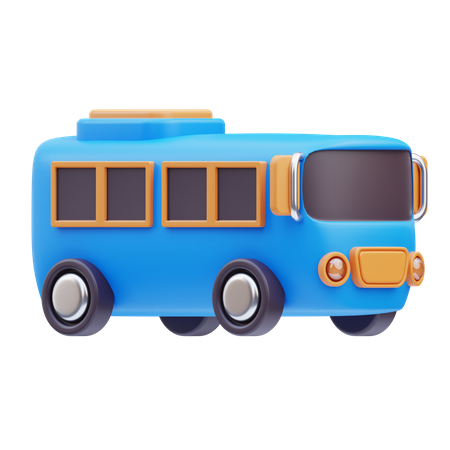 Bus  3D Icon