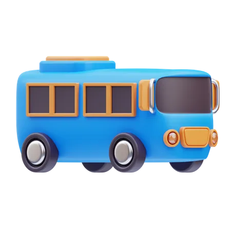 Bus  3D Icon