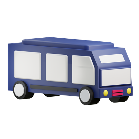 Bus  3D Icon