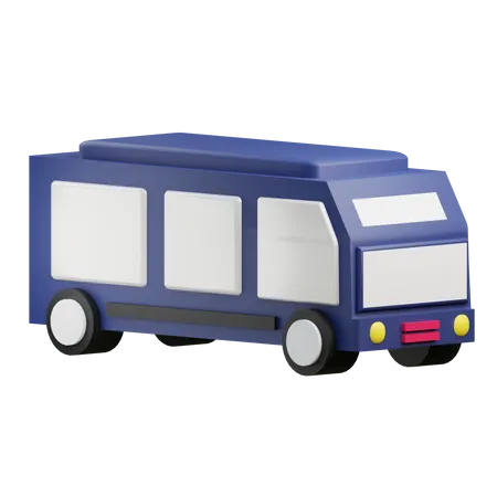 Bus  3D Icon