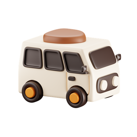 Bus  3D Icon