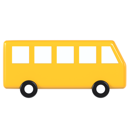 Bus  3D Illustration