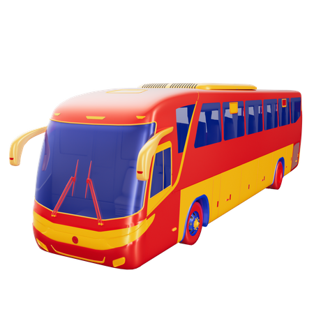 Bus 3D Icon