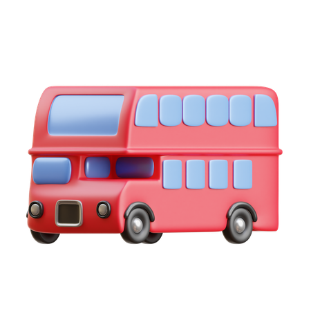 Autobus à impériale  3D Icon