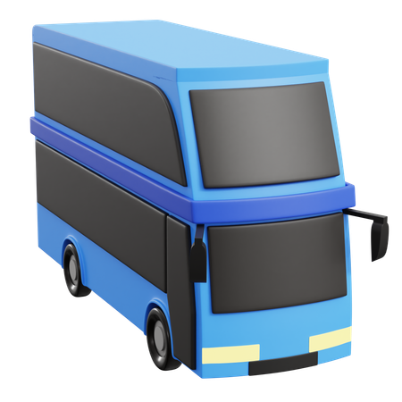 Bus Double Decker  3D Icon