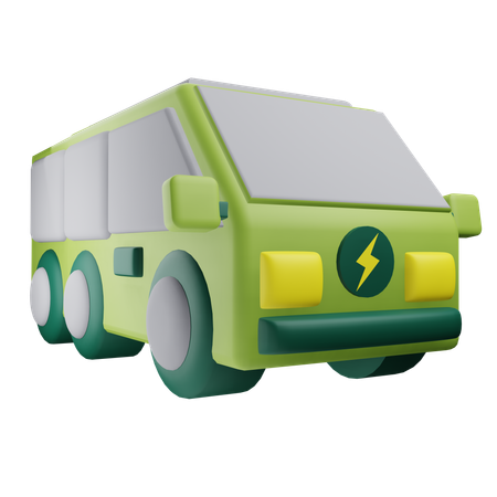 Autobus électrique  3D Icon