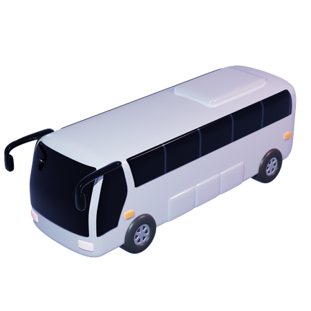 Bus électrique  3D Icon