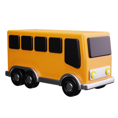 Navette de bus  3D Icon