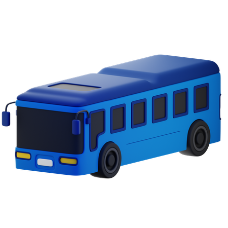 Bus public  3D Icon