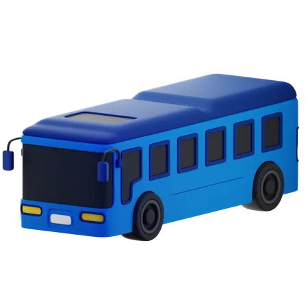 Bus public  3D Icon