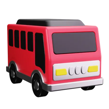 Bus public  3D Icon