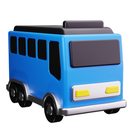 Bus public  3D Icon