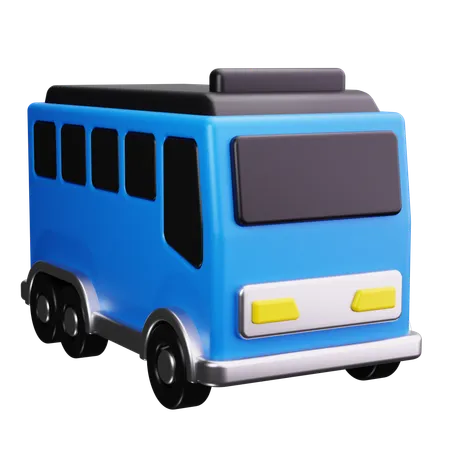 Bus public  3D Icon