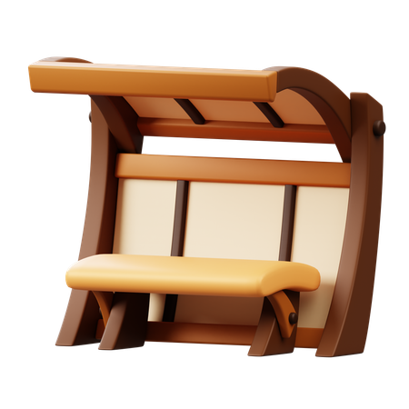 Bus Shelter  3D Icon