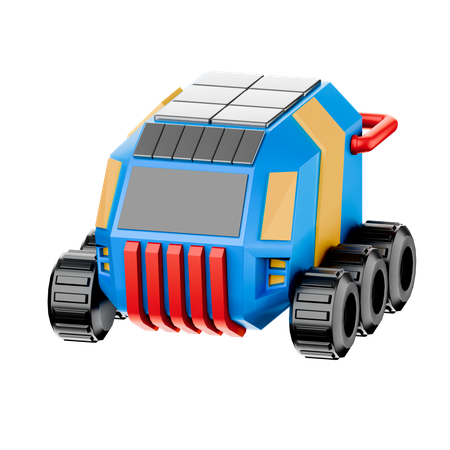 Bus spatial  3D Icon