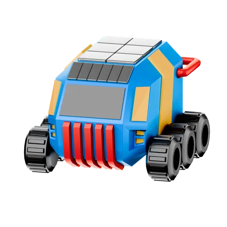 Bus spatial  3D Icon