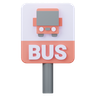 3d bus stand emoji