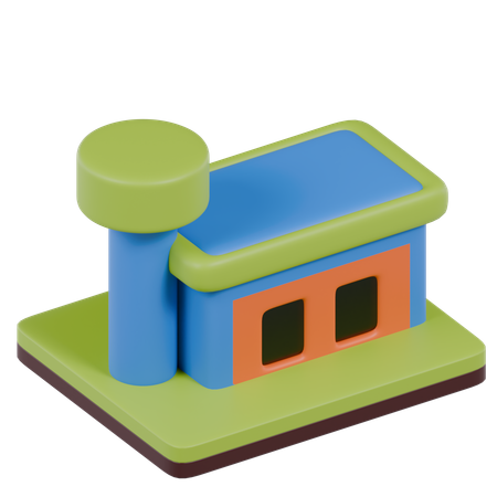 Bus Station  3D Icon