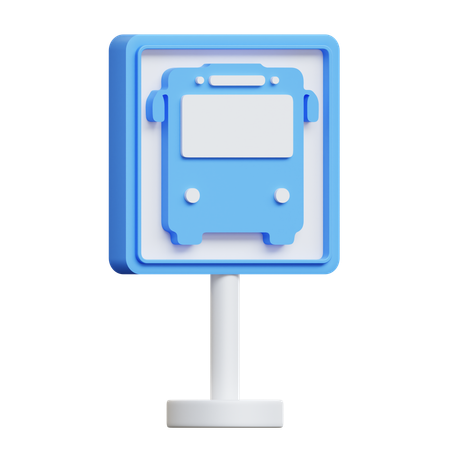 Bus Stop  3D Icon