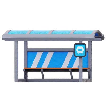 Bus Stop  3D Icon