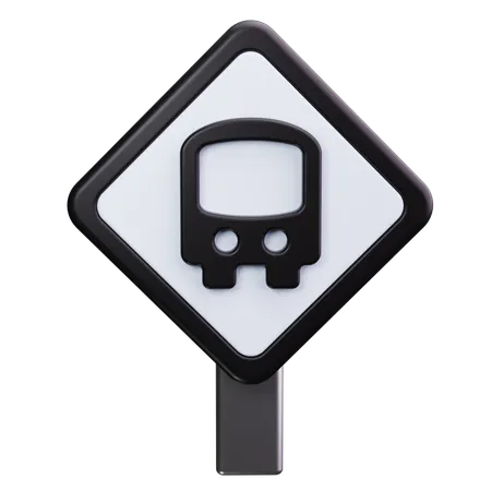 Bus Stop  3D Icon