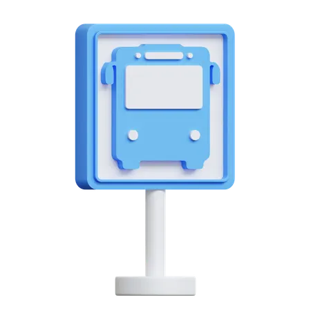 Bus Stop  3D Icon