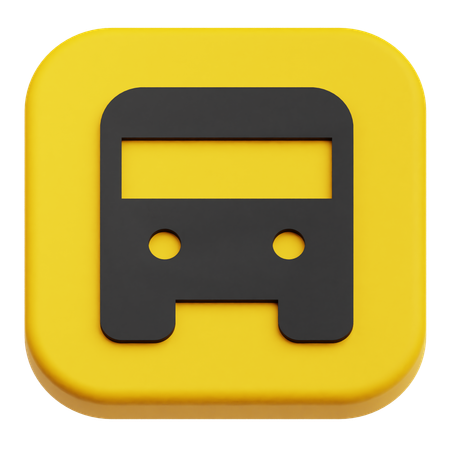 Bus Stop  3D Icon
