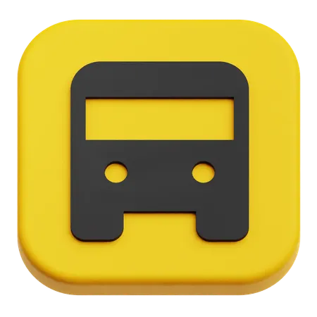 Bus Stop  3D Icon