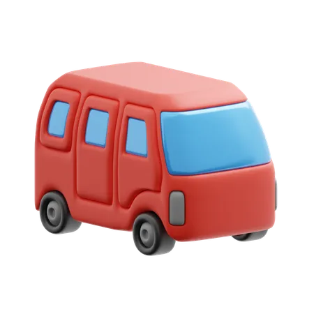 Bus touristique  3D Icon