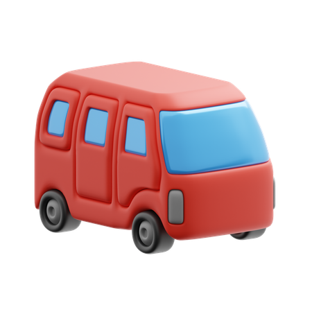 Autobús turístico  3D Icon