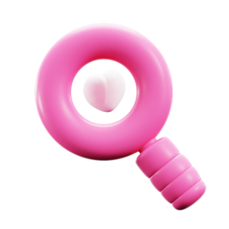 Procure amor  3D Icon