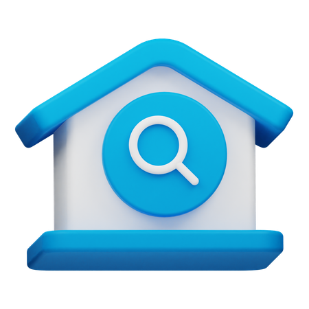 Casa de busca  3D Icon