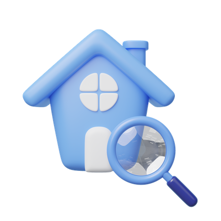 Busca de casa  3D Icon