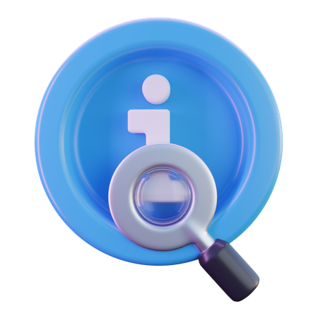 Buscando información  3D Icon