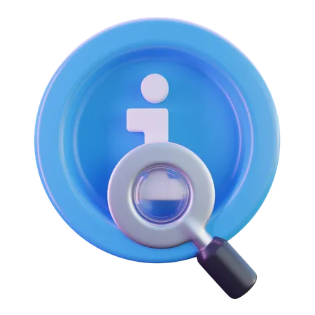 Buscando información  3D Icon