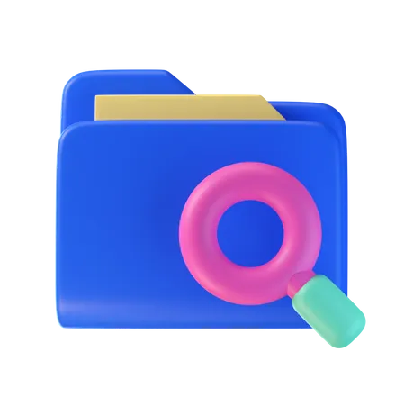 Buscar carpeta  3D Icon