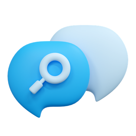 Buscar chat  3D Icon