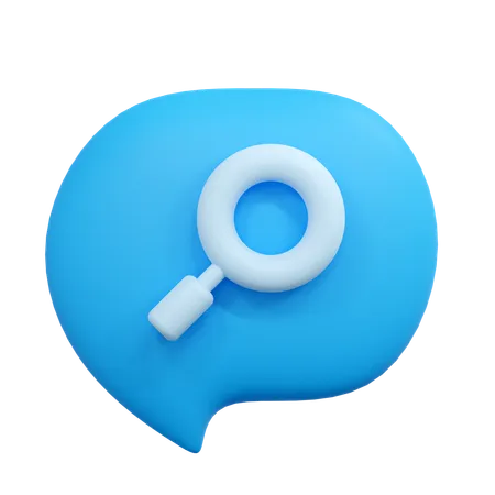 Buscar chat  3D Icon