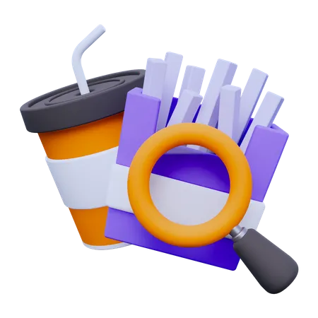 Buscar comida  3D Icon