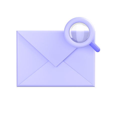 Correo de búsqueda  3D Icon