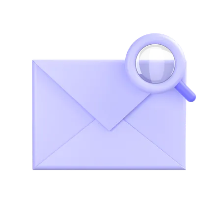 Correo de búsqueda  3D Icon