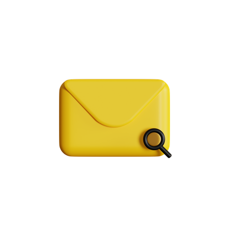 Correo de búsqueda  3D Icon