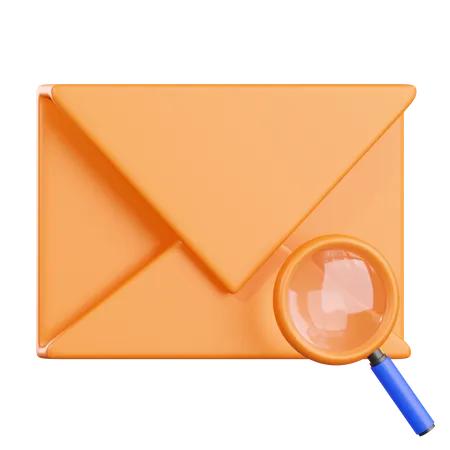 Correo de búsqueda  3D Icon