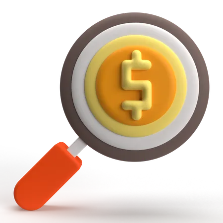 Buscar dinero  3D Icon