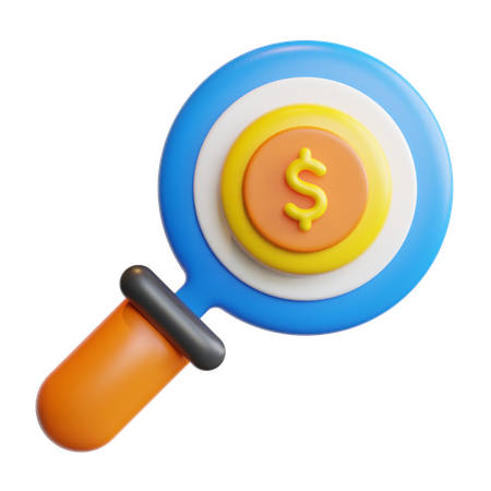 Buscar dinero  3D Icon