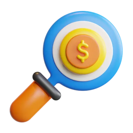 Buscar dinero  3D Icon